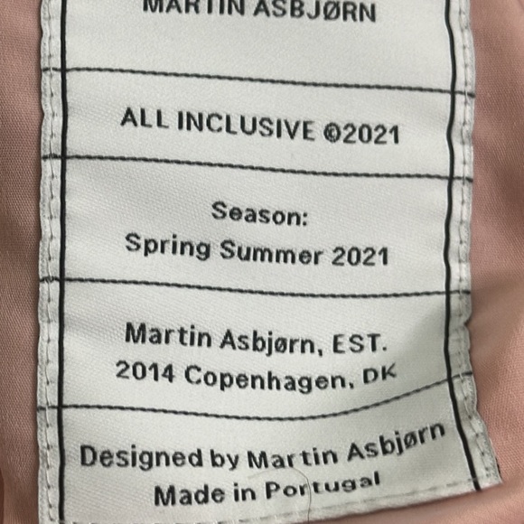 Martin Asbjorn pink zip up jacket size XL Barbiecore - Picture 12 of 15
